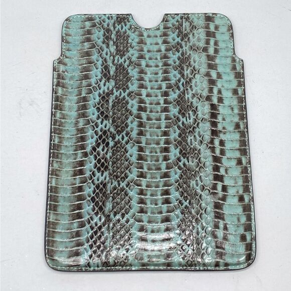 Valentino Garavani Snake Embossed Leather iPad Mini Case - Picture 3 of 7